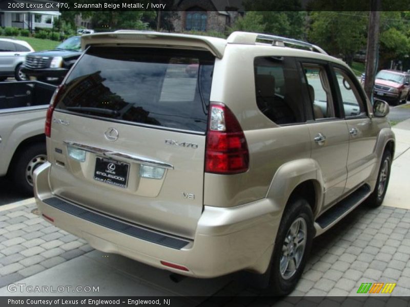Savannah Beige Metallic / Ivory 2008 Lexus GX 470