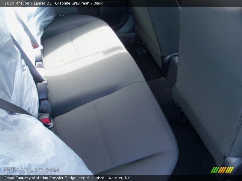 Graphite Gray Pearl / Black 2010 Mitsubishi Lancer DE