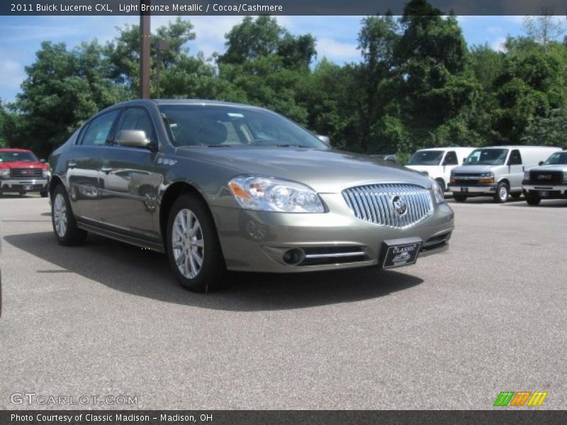 Light Bronze Metallic / Cocoa/Cashmere 2011 Buick Lucerne CXL
