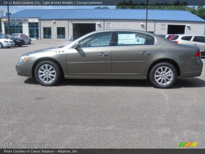 Light Bronze Metallic / Cocoa/Cashmere 2011 Buick Lucerne CXL