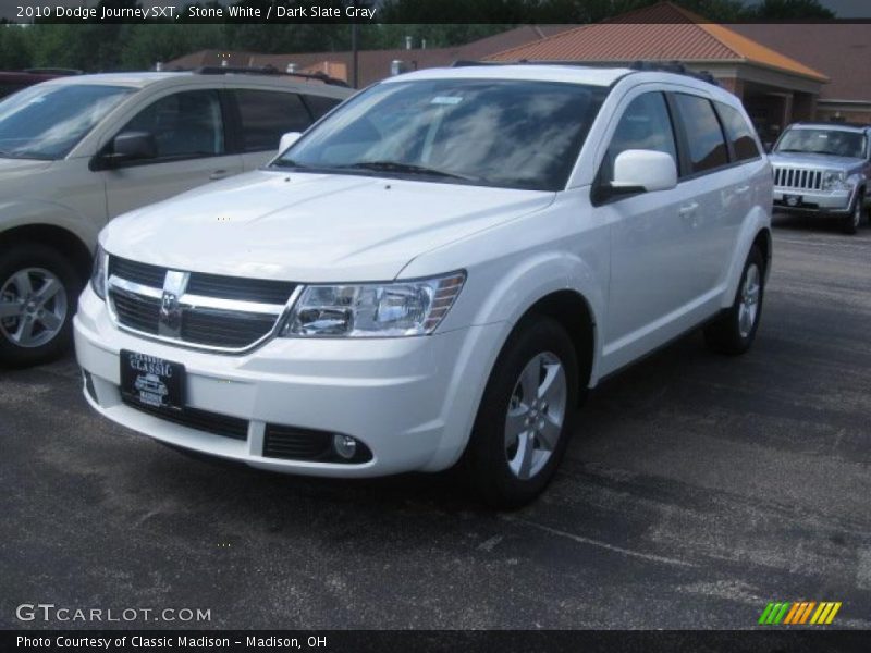 Stone White / Dark Slate Gray 2010 Dodge Journey SXT