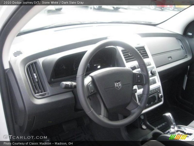 Stone White / Dark Slate Gray 2010 Dodge Journey SXT