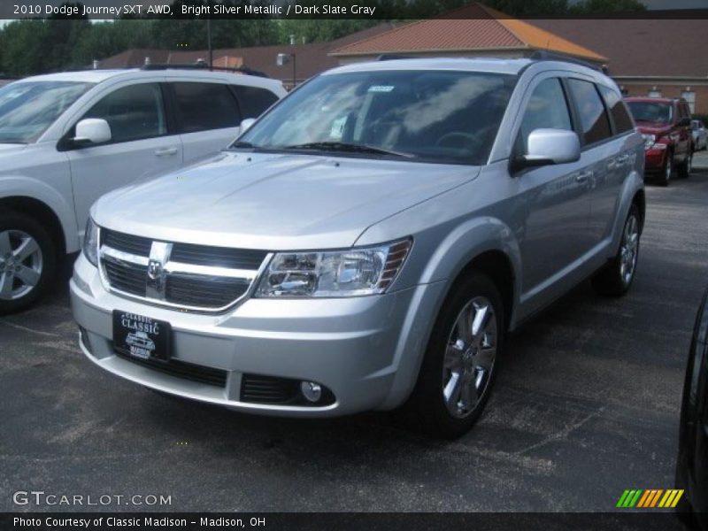 Bright Silver Metallic / Dark Slate Gray 2010 Dodge Journey SXT AWD