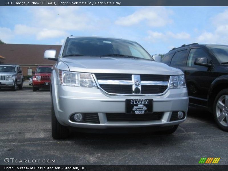 Bright Silver Metallic / Dark Slate Gray 2010 Dodge Journey SXT AWD