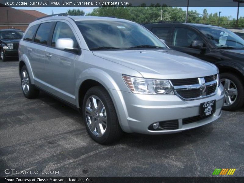Bright Silver Metallic / Dark Slate Gray 2010 Dodge Journey SXT AWD