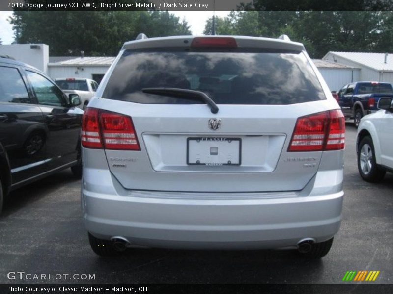 Bright Silver Metallic / Dark Slate Gray 2010 Dodge Journey SXT AWD