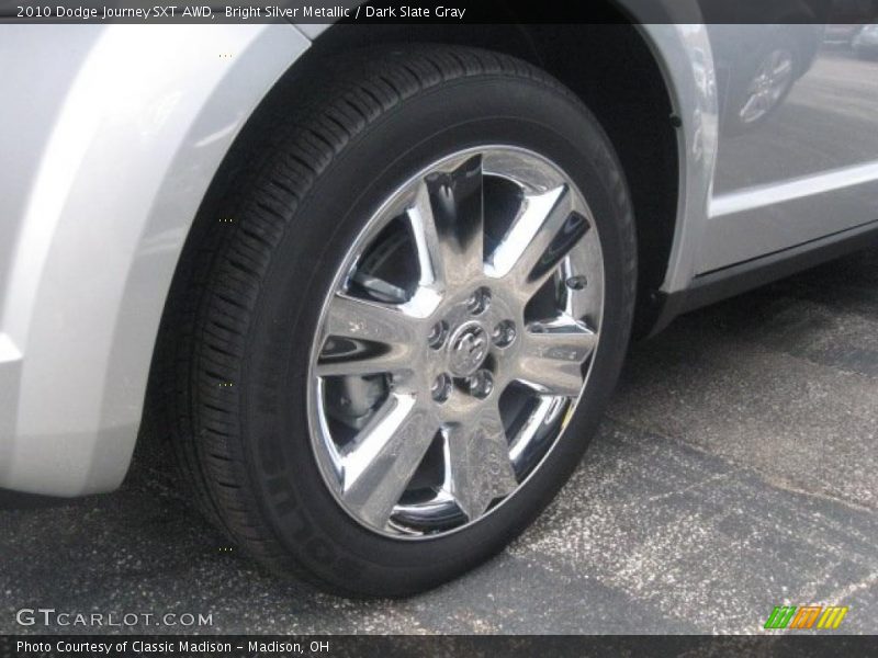 Bright Silver Metallic / Dark Slate Gray 2010 Dodge Journey SXT AWD