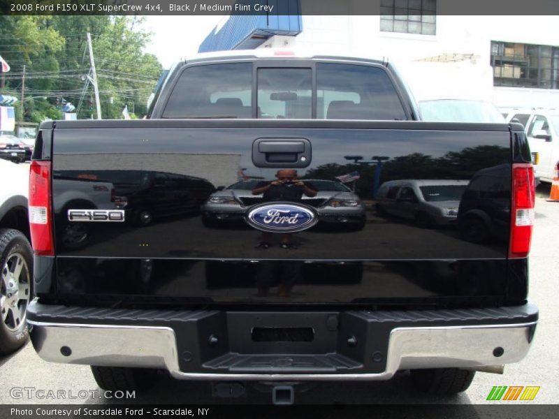 Black / Medium Flint Grey 2008 Ford F150 XLT SuperCrew 4x4