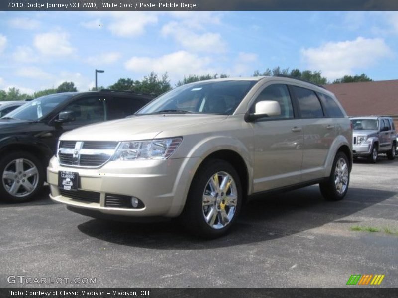White Gold / Pastel Pebble Beige 2010 Dodge Journey SXT AWD