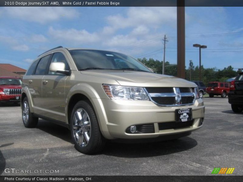 White Gold / Pastel Pebble Beige 2010 Dodge Journey SXT AWD