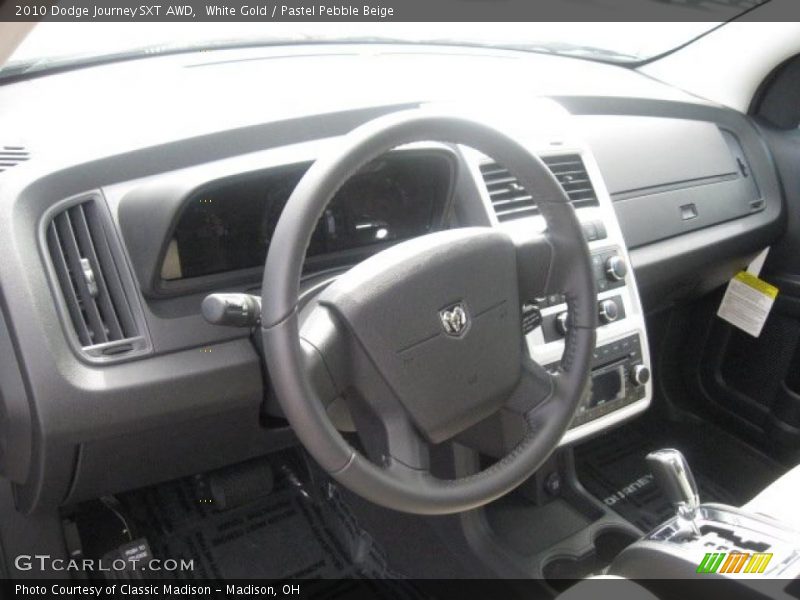 White Gold / Pastel Pebble Beige 2010 Dodge Journey SXT AWD