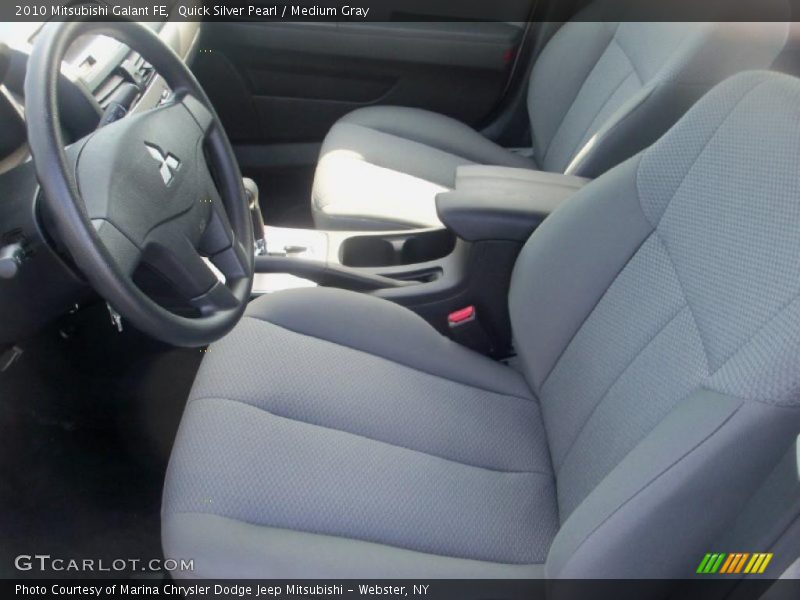 Quick Silver Pearl / Medium Gray 2010 Mitsubishi Galant FE