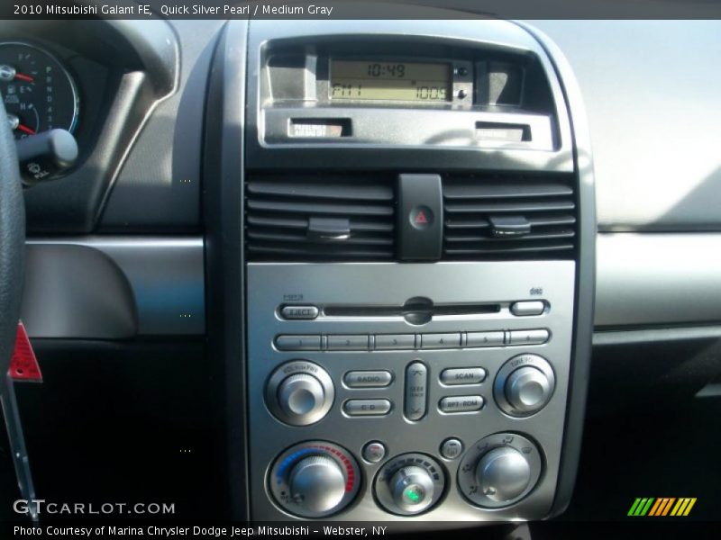 Quick Silver Pearl / Medium Gray 2010 Mitsubishi Galant FE