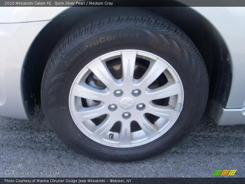 Quick Silver Pearl / Medium Gray 2010 Mitsubishi Galant FE
