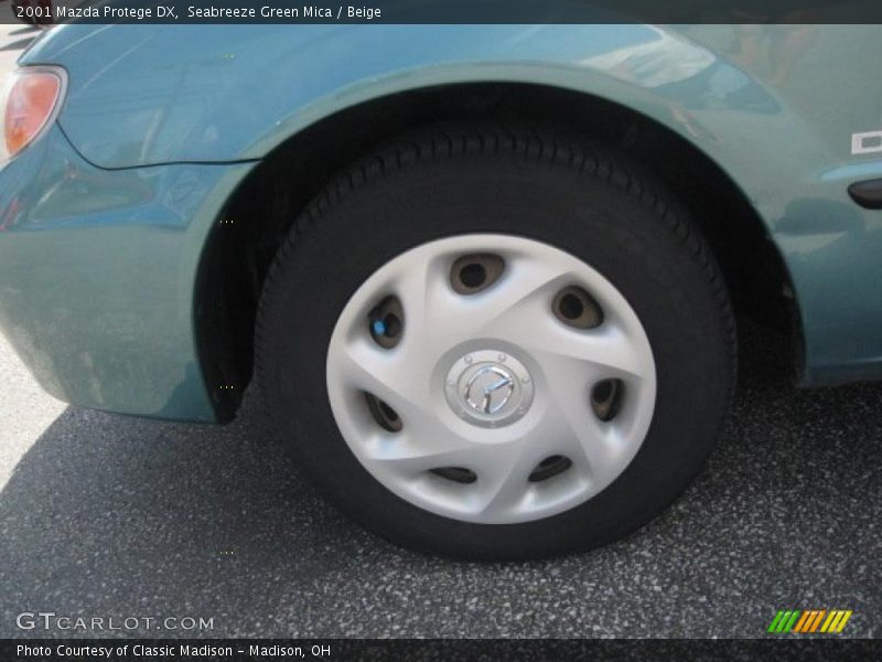 Seabreeze Green Mica / Beige 2001 Mazda Protege DX