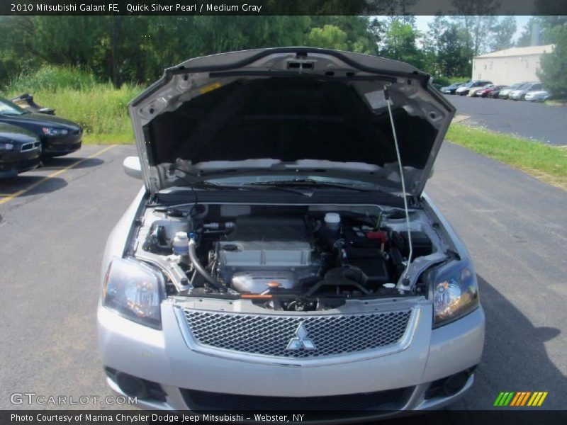 Quick Silver Pearl / Medium Gray 2010 Mitsubishi Galant FE