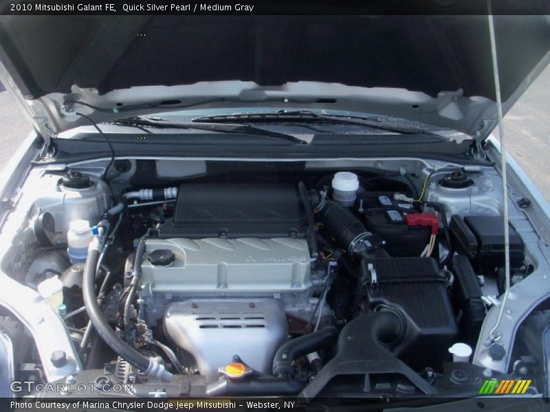 Quick Silver Pearl / Medium Gray 2010 Mitsubishi Galant FE