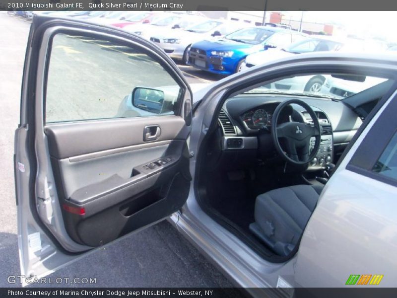 Quick Silver Pearl / Medium Gray 2010 Mitsubishi Galant FE