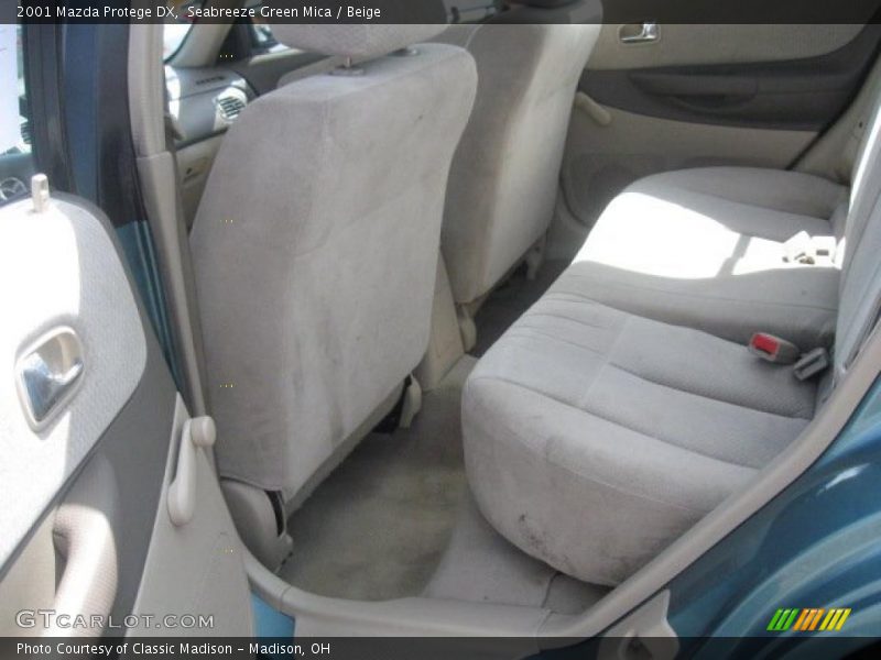Seabreeze Green Mica / Beige 2001 Mazda Protege DX
