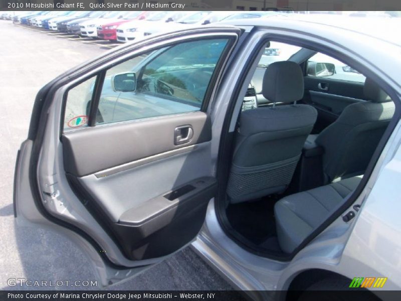 Quick Silver Pearl / Medium Gray 2010 Mitsubishi Galant FE