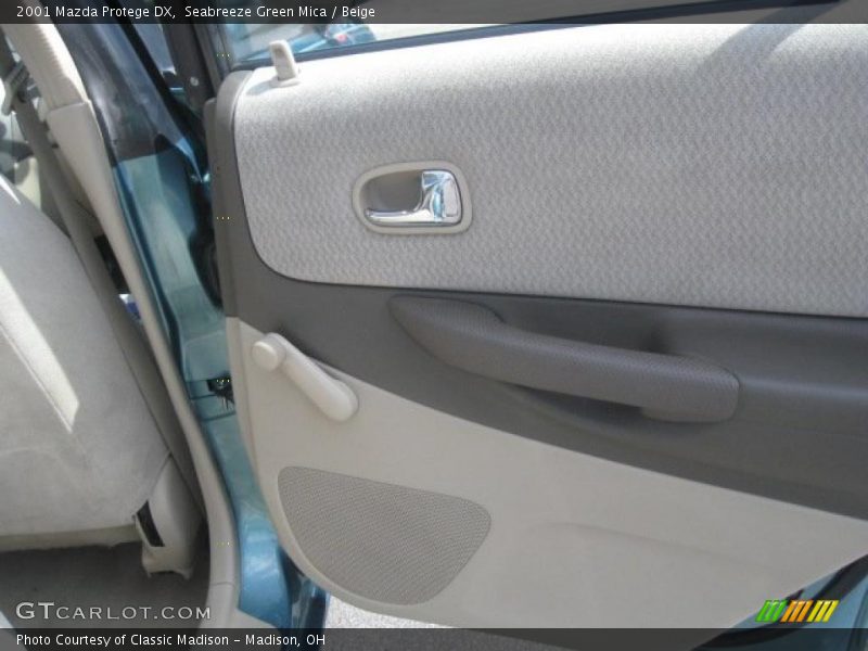 Seabreeze Green Mica / Beige 2001 Mazda Protege DX