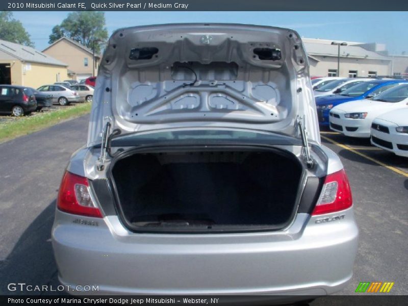 Quick Silver Pearl / Medium Gray 2010 Mitsubishi Galant FE