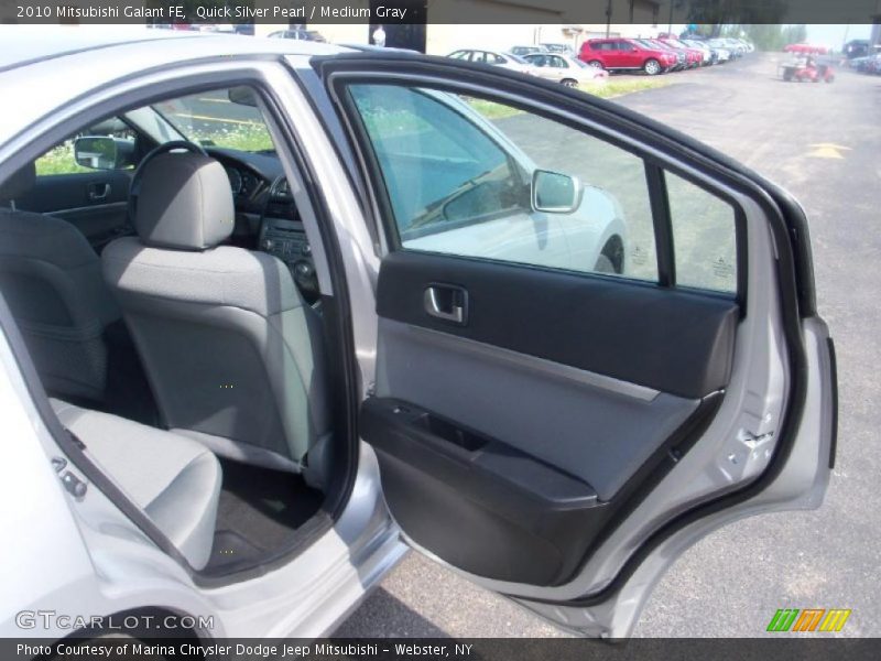 Quick Silver Pearl / Medium Gray 2010 Mitsubishi Galant FE