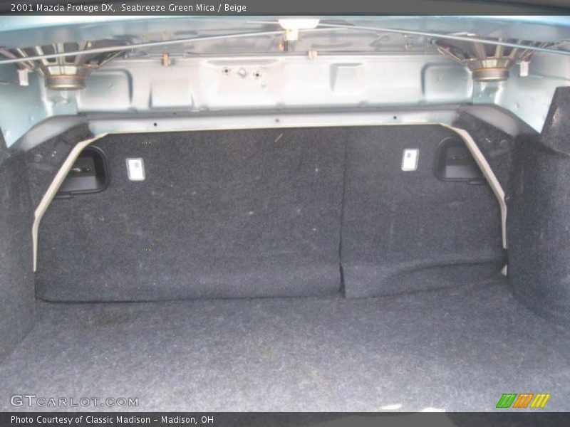 Seabreeze Green Mica / Beige 2001 Mazda Protege DX