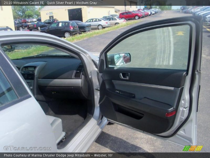 Quick Silver Pearl / Medium Gray 2010 Mitsubishi Galant FE