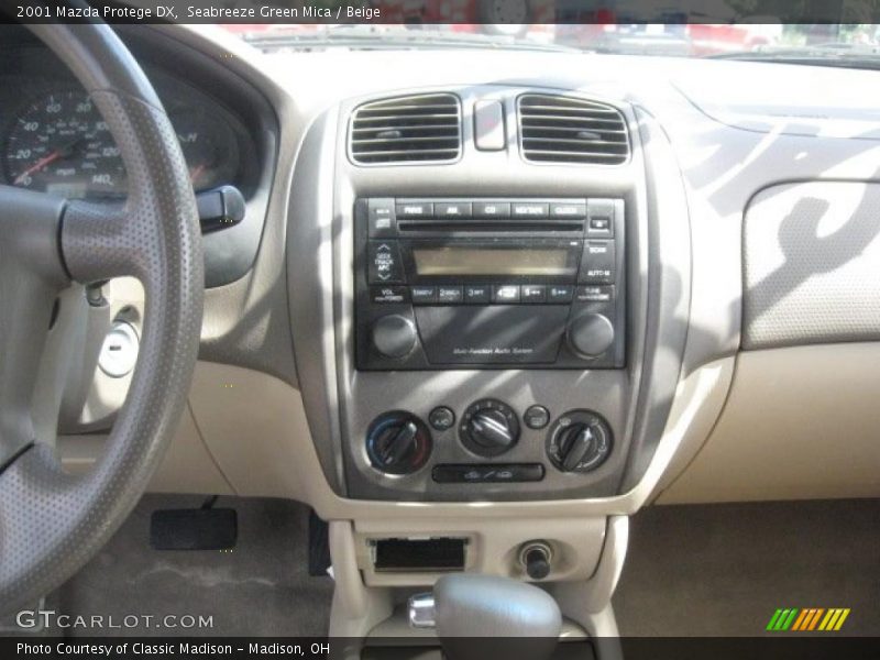 Seabreeze Green Mica / Beige 2001 Mazda Protege DX