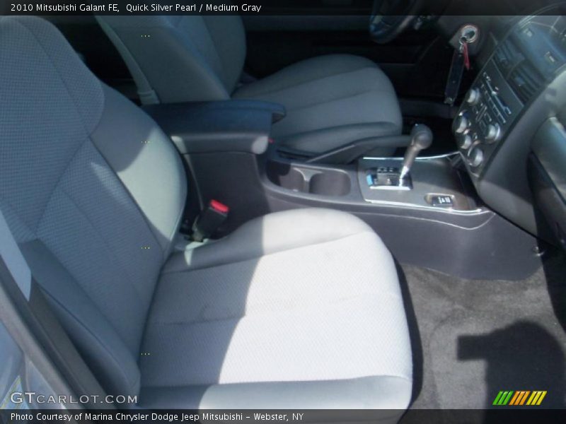 Quick Silver Pearl / Medium Gray 2010 Mitsubishi Galant FE