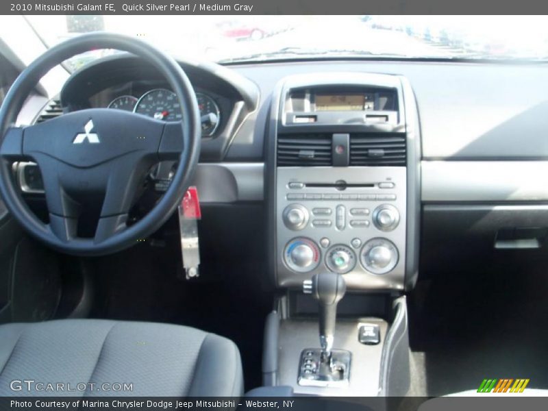 Quick Silver Pearl / Medium Gray 2010 Mitsubishi Galant FE