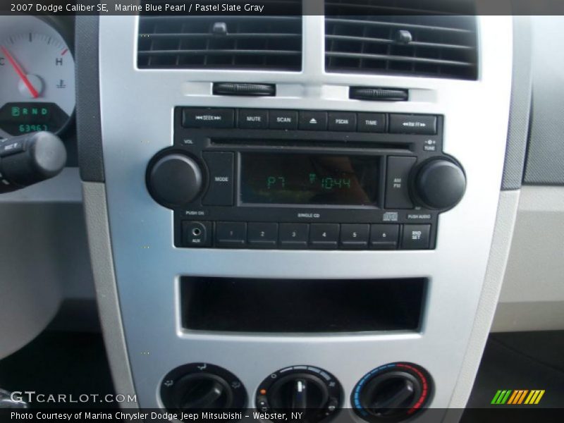 Marine Blue Pearl / Pastel Slate Gray 2007 Dodge Caliber SE