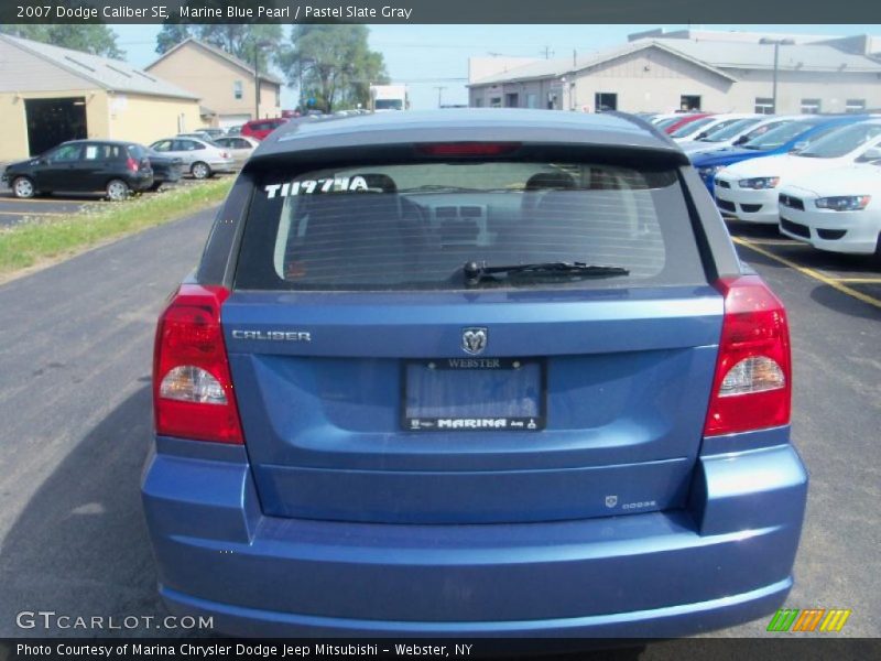 Marine Blue Pearl / Pastel Slate Gray 2007 Dodge Caliber SE