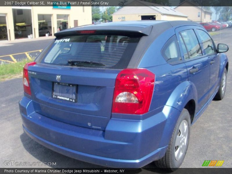 Marine Blue Pearl / Pastel Slate Gray 2007 Dodge Caliber SE