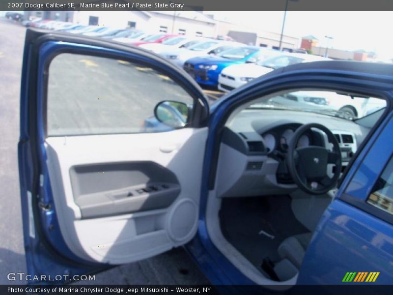 Marine Blue Pearl / Pastel Slate Gray 2007 Dodge Caliber SE