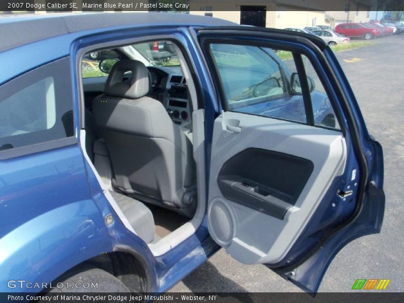 Marine Blue Pearl / Pastel Slate Gray 2007 Dodge Caliber SE