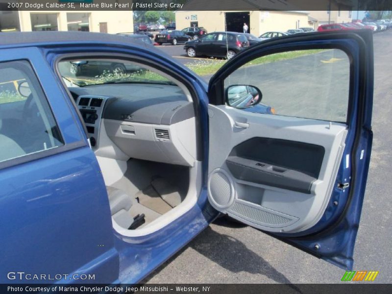 Marine Blue Pearl / Pastel Slate Gray 2007 Dodge Caliber SE