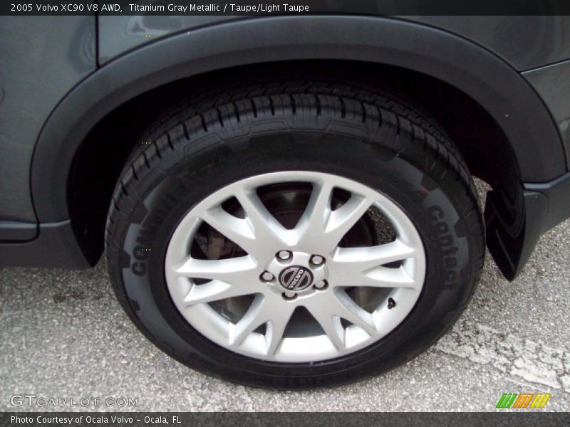 Titanium Gray Metallic / Taupe/Light Taupe 2005 Volvo XC90 V8 AWD