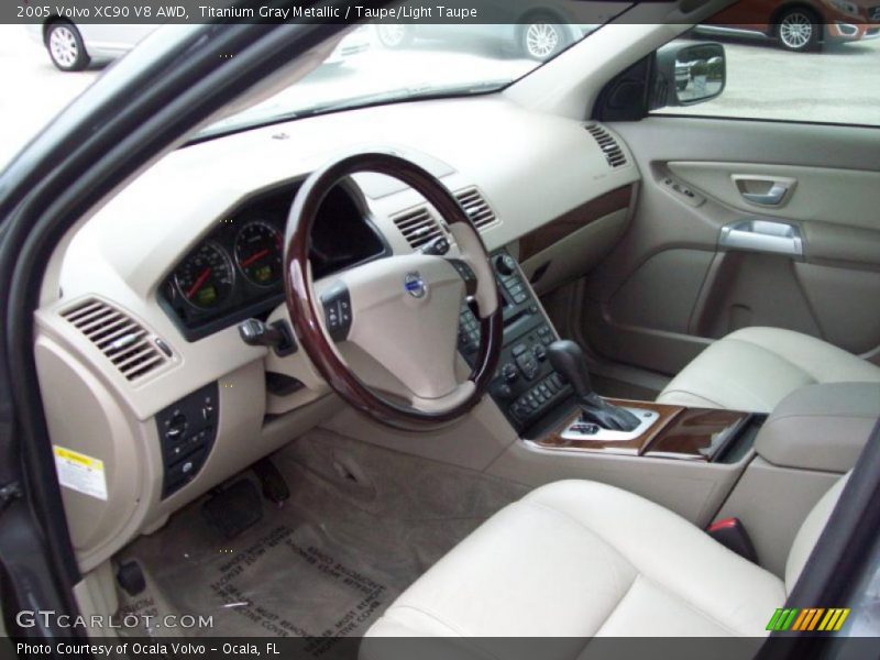 Titanium Gray Metallic / Taupe/Light Taupe 2005 Volvo XC90 V8 AWD