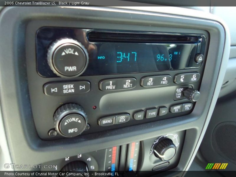 Black / Light Gray 2006 Chevrolet TrailBlazer LS