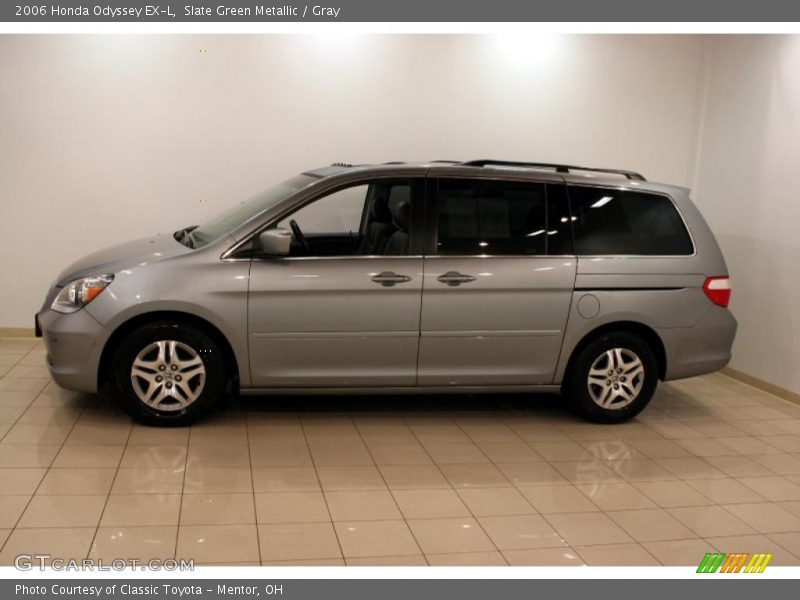 Slate Green Metallic / Gray 2006 Honda Odyssey EX-L