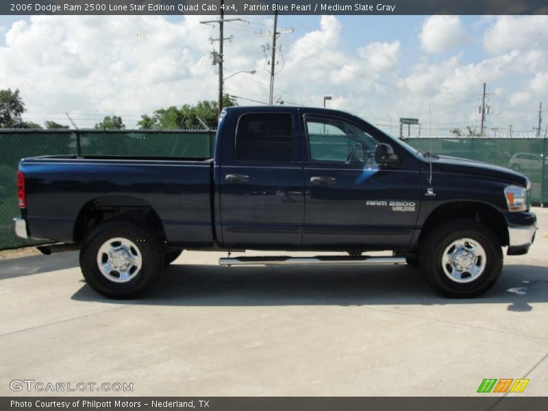 Patriot Blue Pearl / Medium Slate Gray 2006 Dodge Ram 2500 Lone Star Edition Quad Cab 4x4