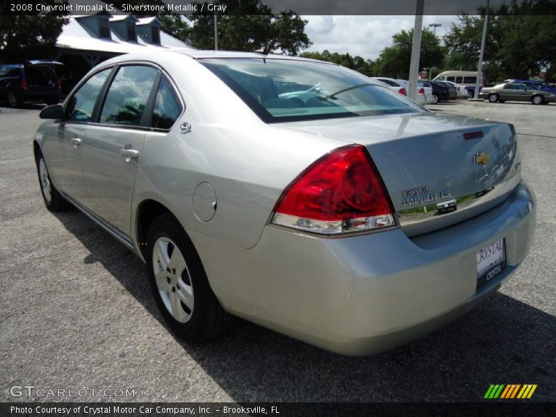 Silverstone Metallic / Gray 2008 Chevrolet Impala LS