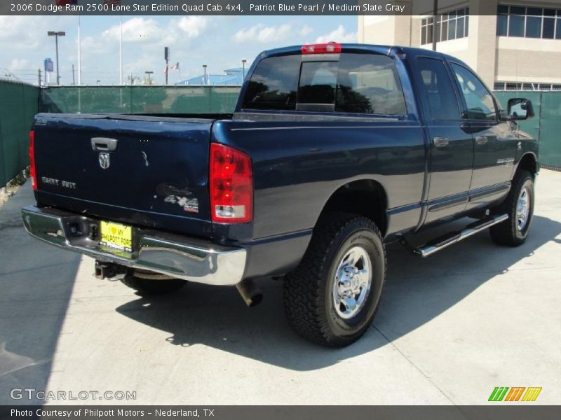 Patriot Blue Pearl / Medium Slate Gray 2006 Dodge Ram 2500 Lone Star Edition Quad Cab 4x4