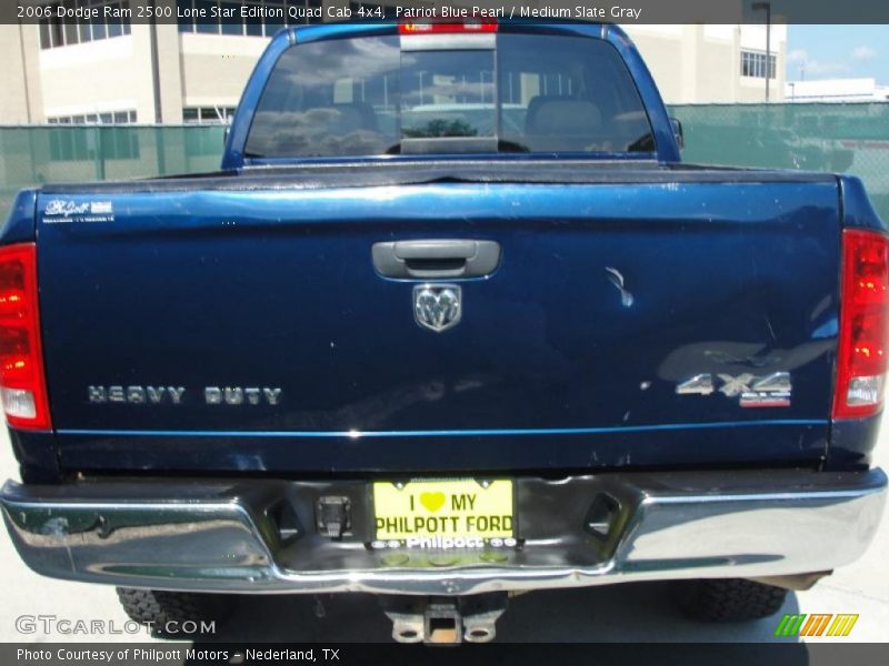 Patriot Blue Pearl / Medium Slate Gray 2006 Dodge Ram 2500 Lone Star Edition Quad Cab 4x4