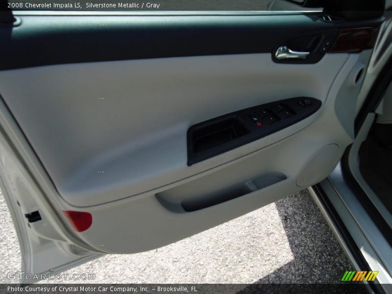 Silverstone Metallic / Gray 2008 Chevrolet Impala LS
