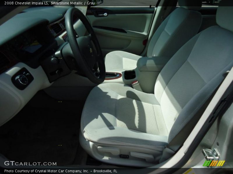 Silverstone Metallic / Gray 2008 Chevrolet Impala LS