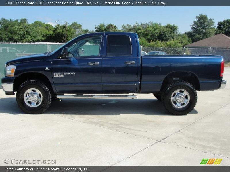 Patriot Blue Pearl / Medium Slate Gray 2006 Dodge Ram 2500 Lone Star Edition Quad Cab 4x4