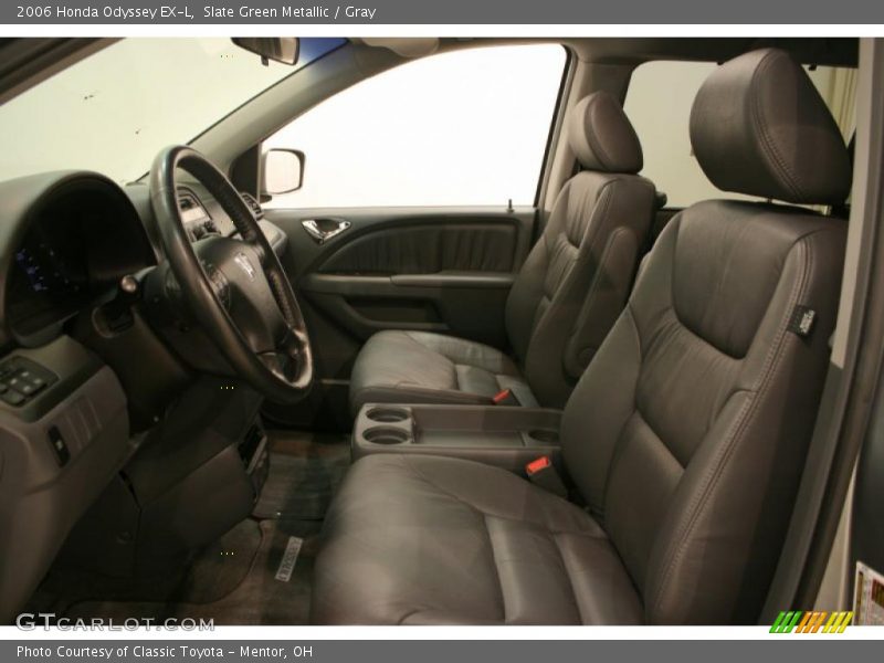 Slate Green Metallic / Gray 2006 Honda Odyssey EX-L